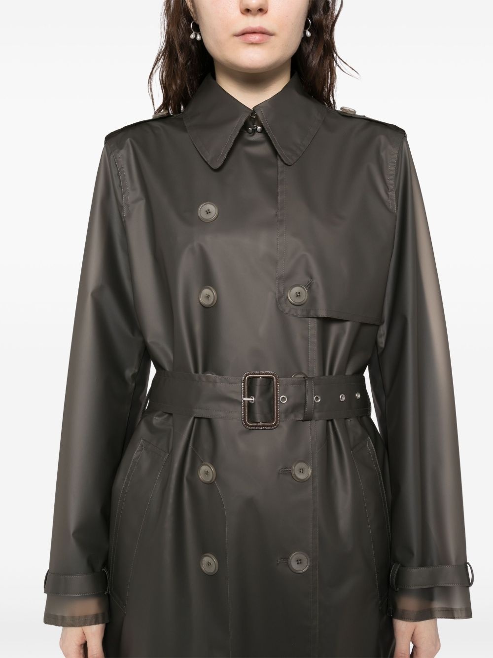 technical trench coat - 5