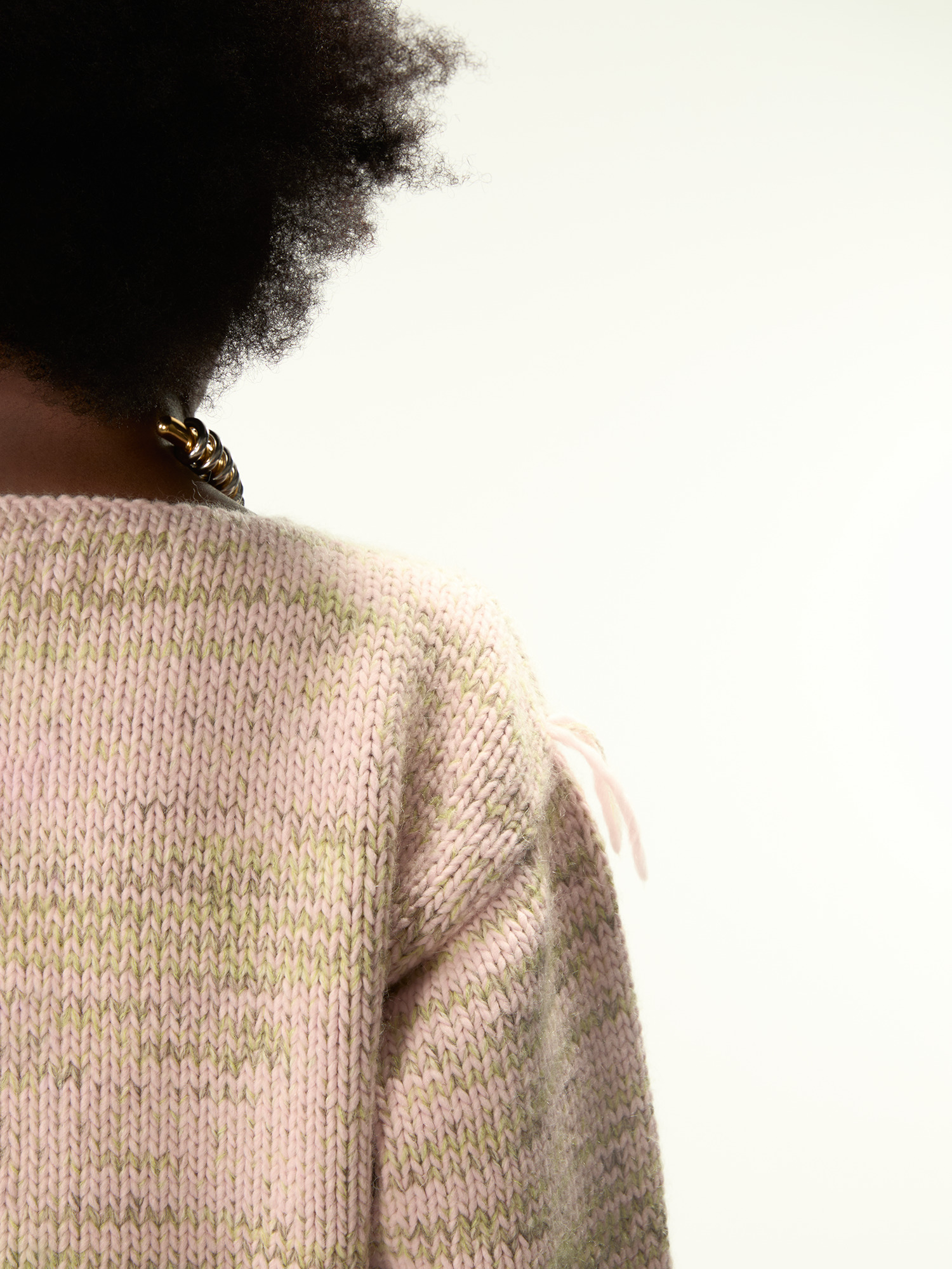 Freaky Knitted Roundneck Pink Mix - 5