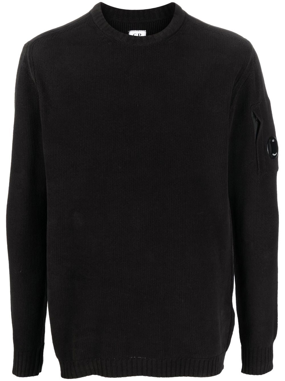 crew neck cotton sweater - 1