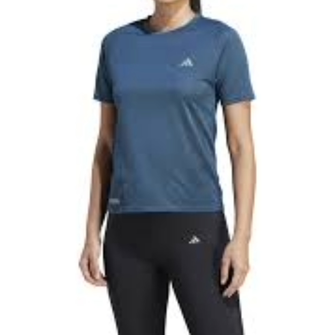 (WMNS) adidas Ultimate Knit T-Shirt Asia Sizing 'Teal' IM1864 - 2