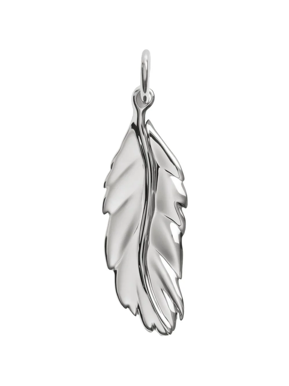 feather-pendant necklace - 1