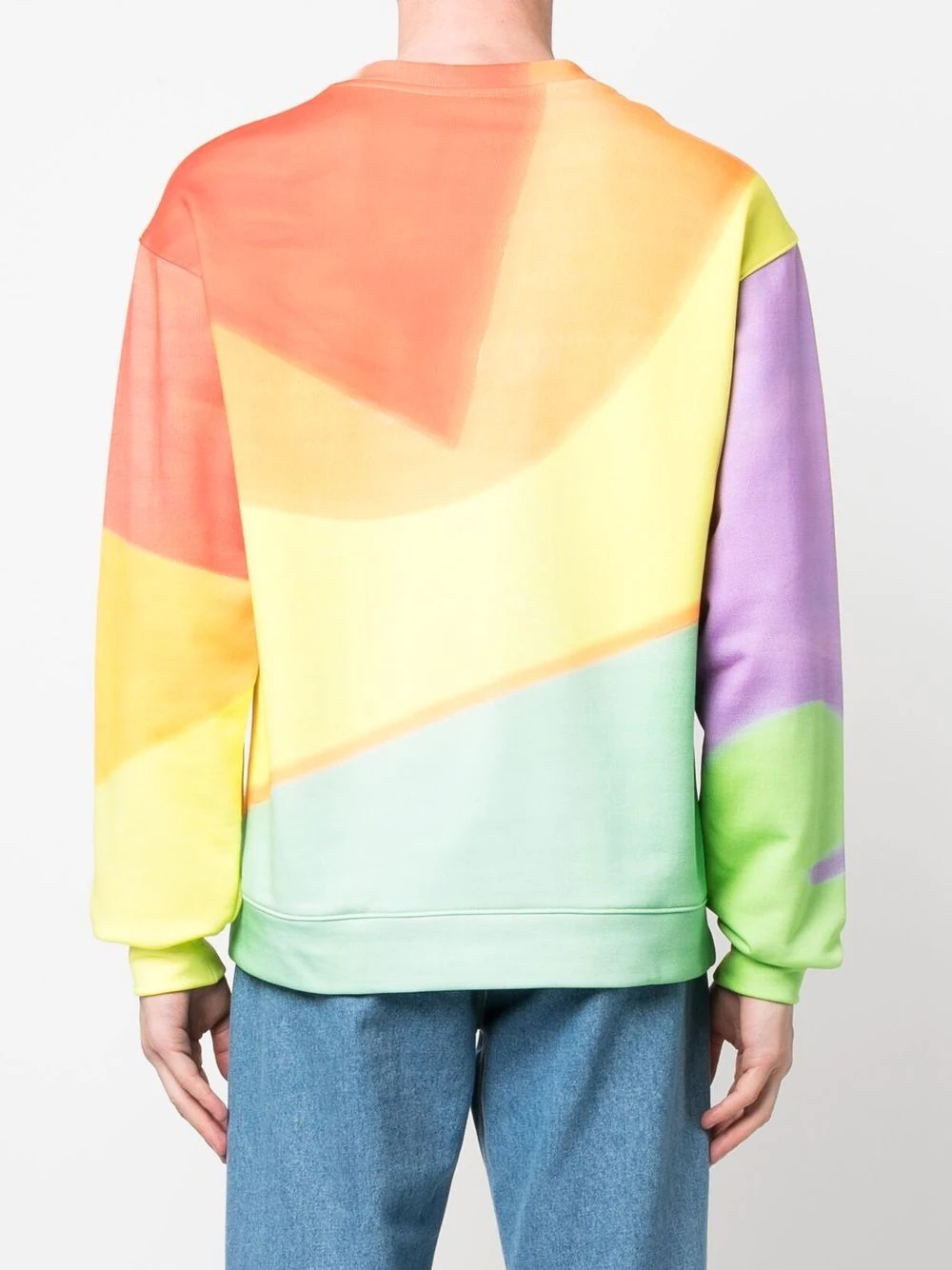 logo colour-block sweatshirt - 4