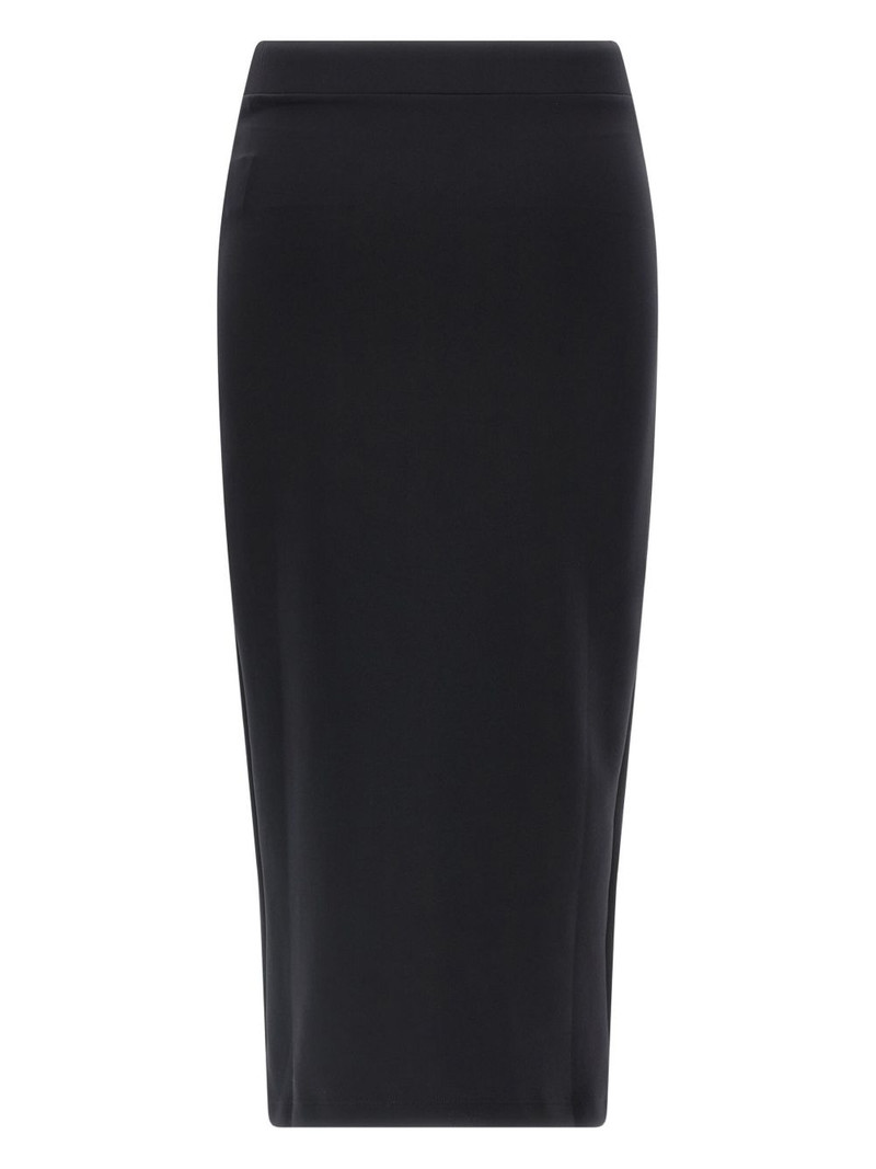 Off-White logo-waistband skirt outlook