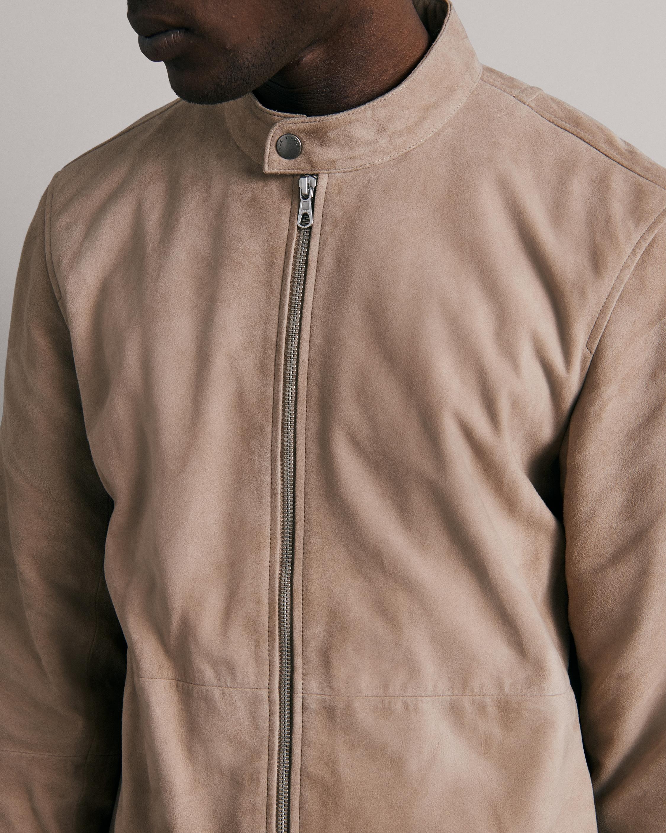 Archive Suede Cafe Racer
Slim Fit Jacket - 6