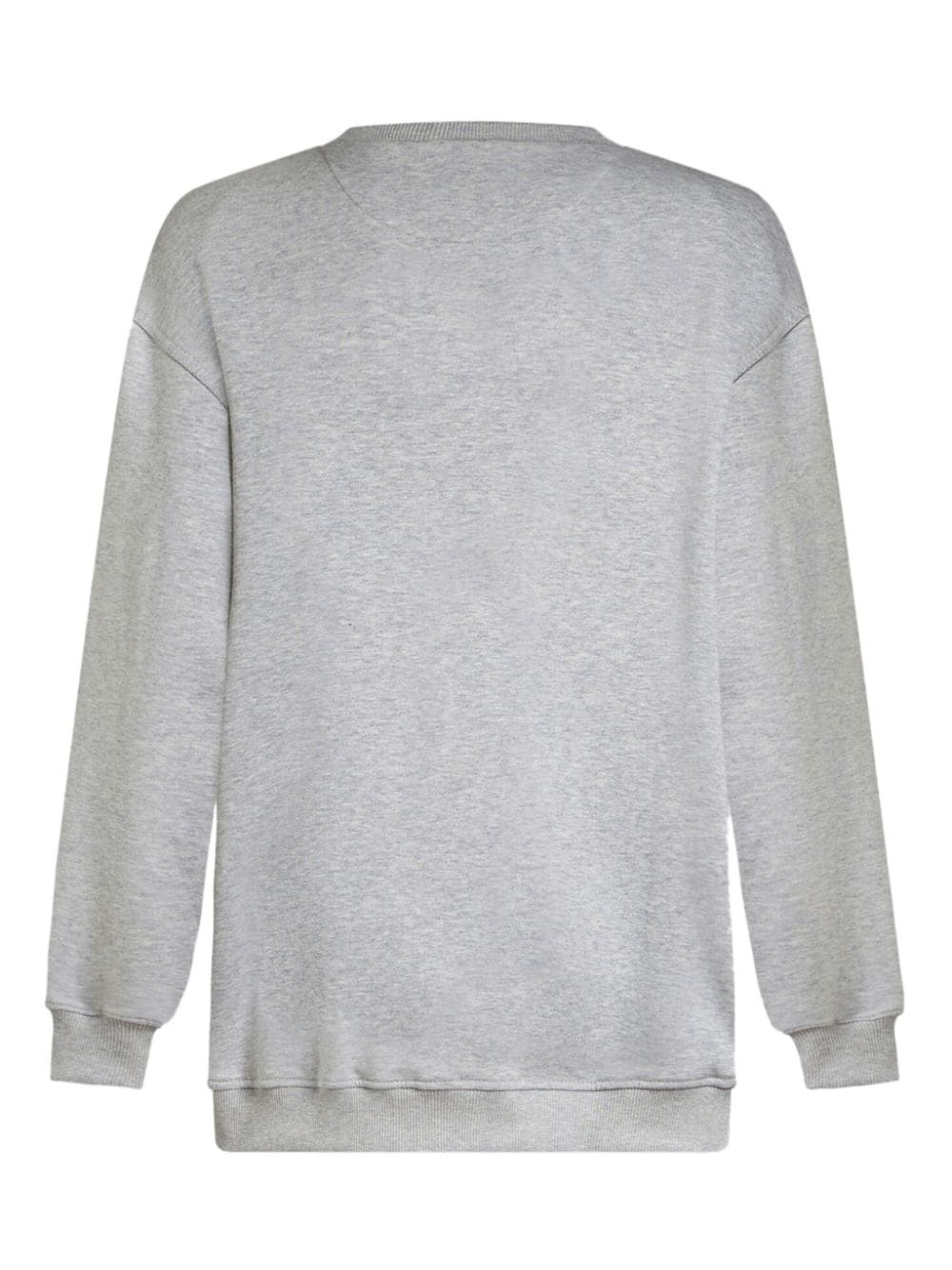 logo-embroidered cotton sweatshirt - 7