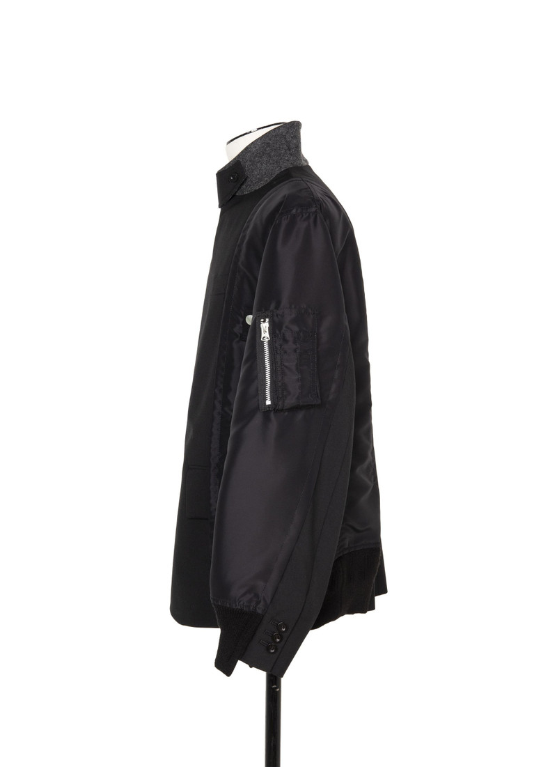 sacai Suiting x Nylon Twill Jacket outlook