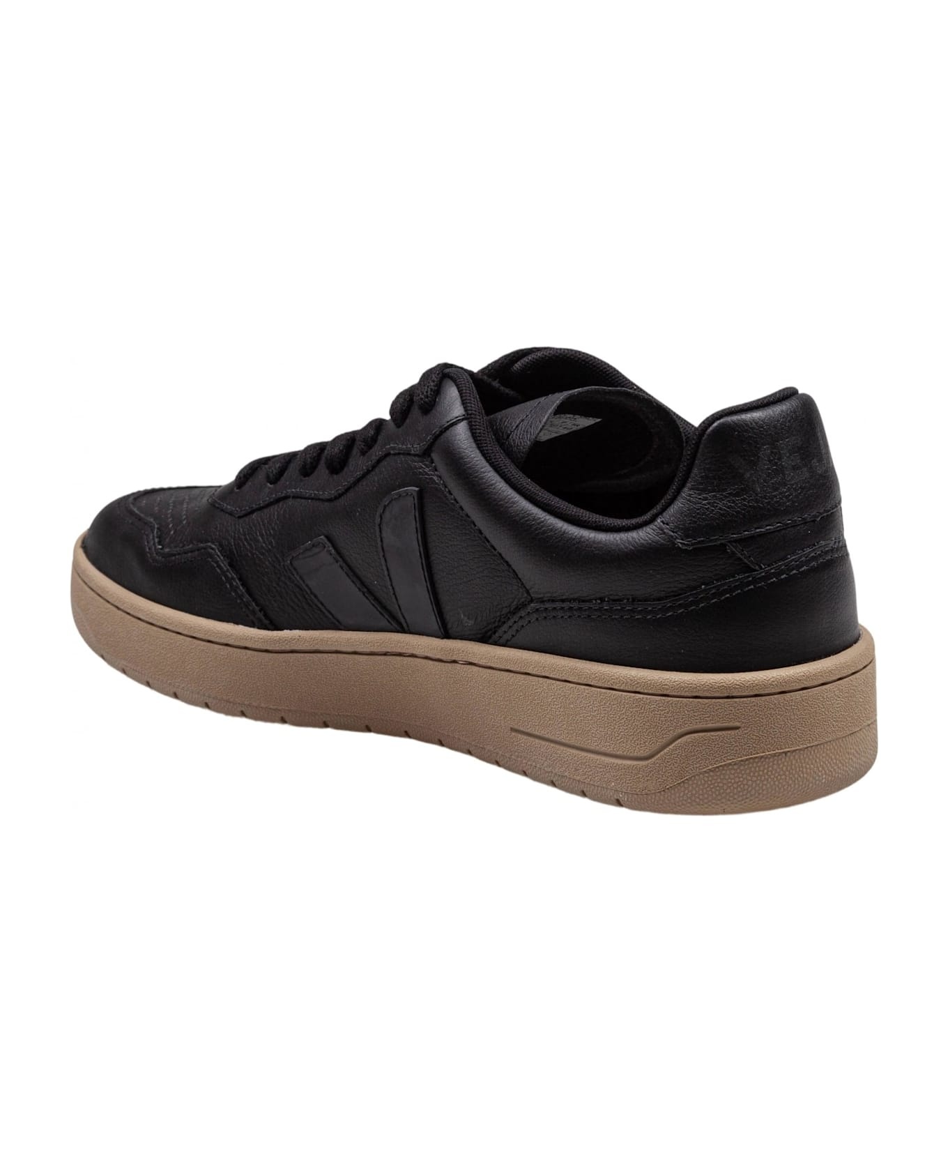 Sneakers V-90 In Leather Color Black - 3
