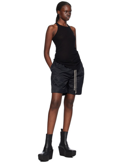 Rick Owens DRKSHDW Black Drawstring Shorts outlook