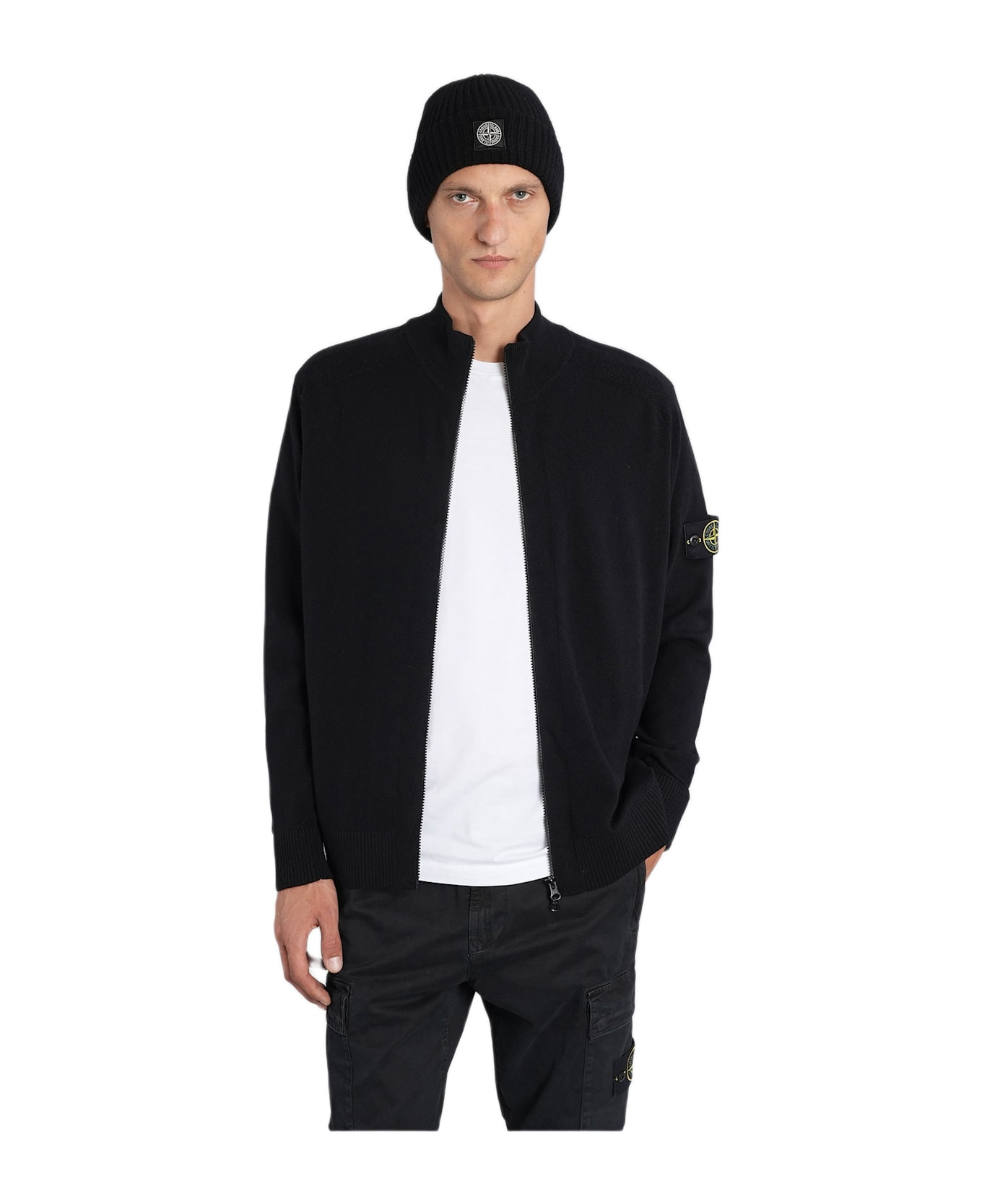 Knitwear In Black Wool - 1