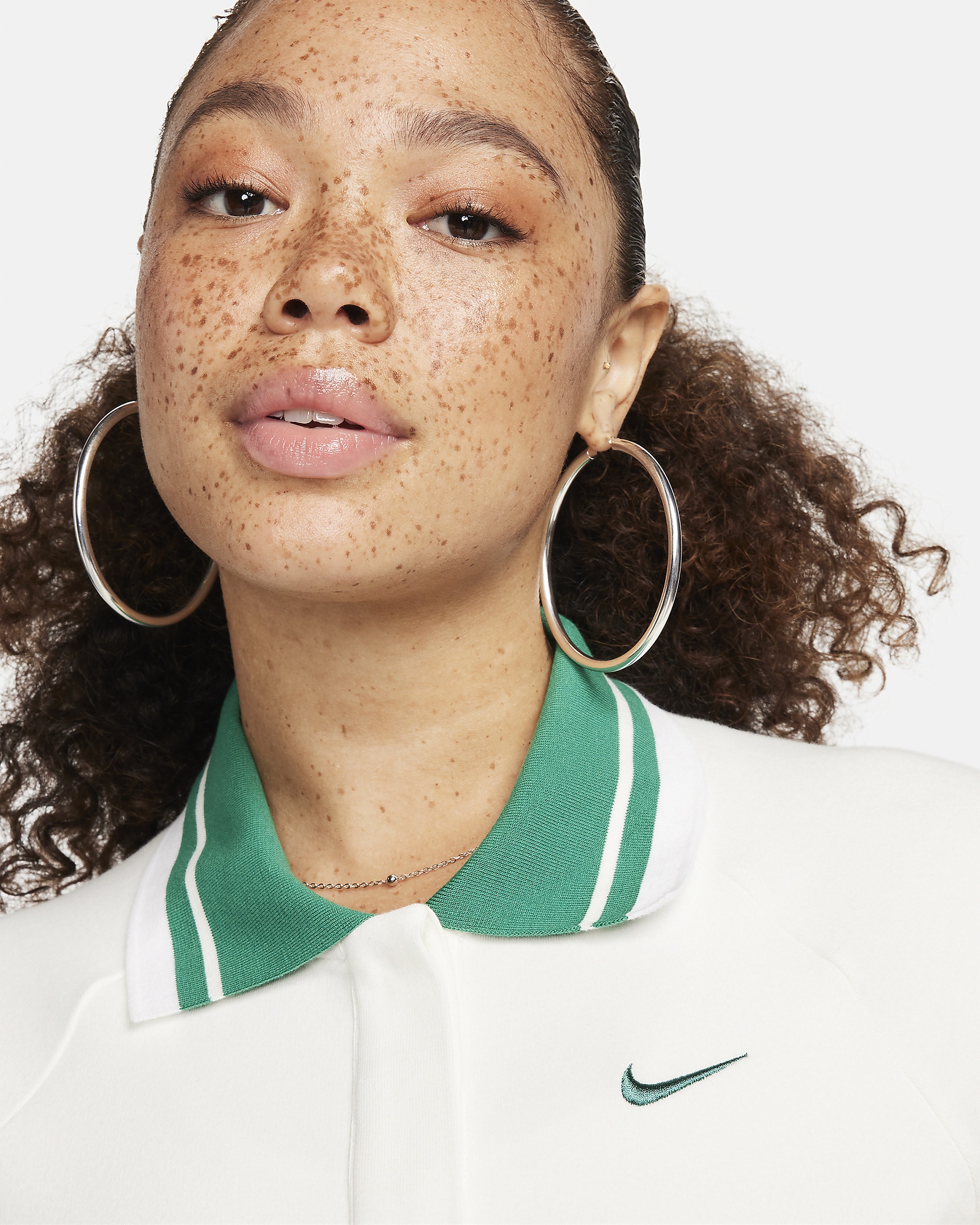 Women's Nike Sportswear Collection Cropped Long-Sleeve Polo - 3