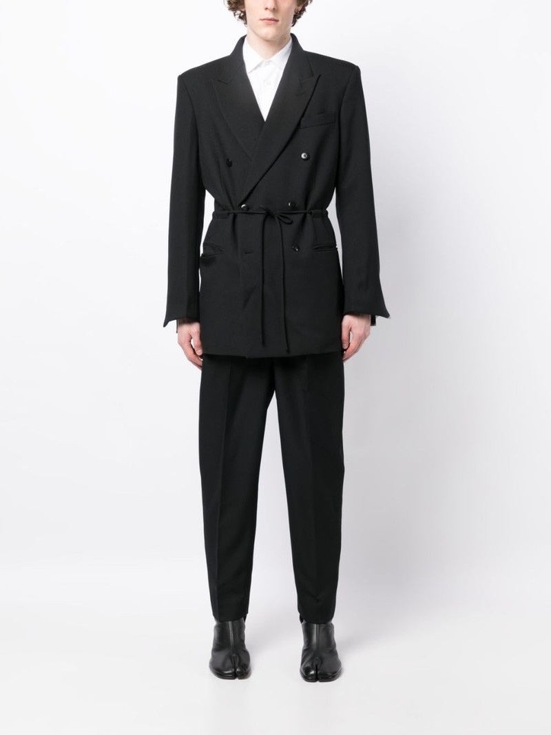 RANDOM IDENTITIES long-sleeved drawstring blazer outlook