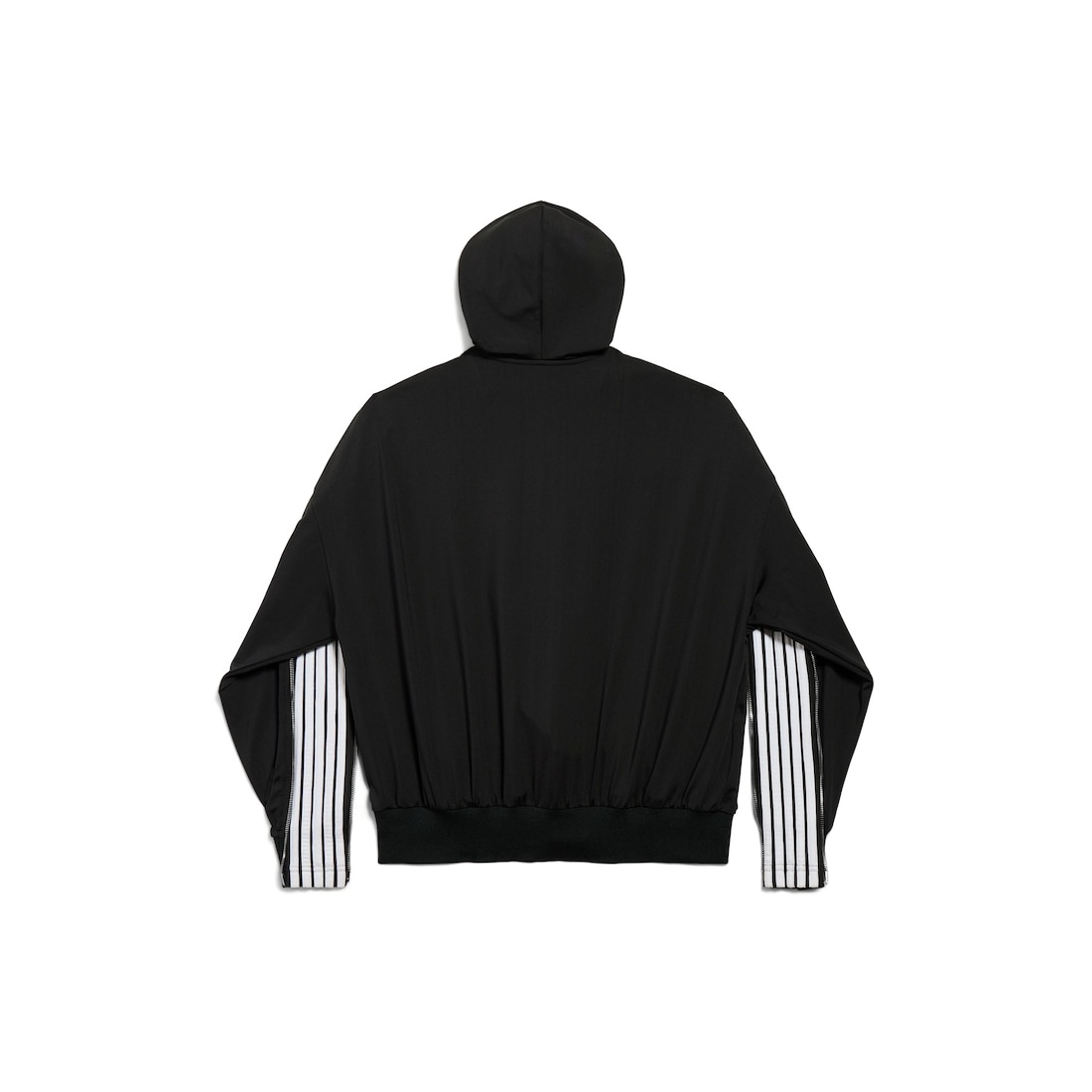 Loop Sports Icon Zipped Zip-up Hoodie in Black/white - 7