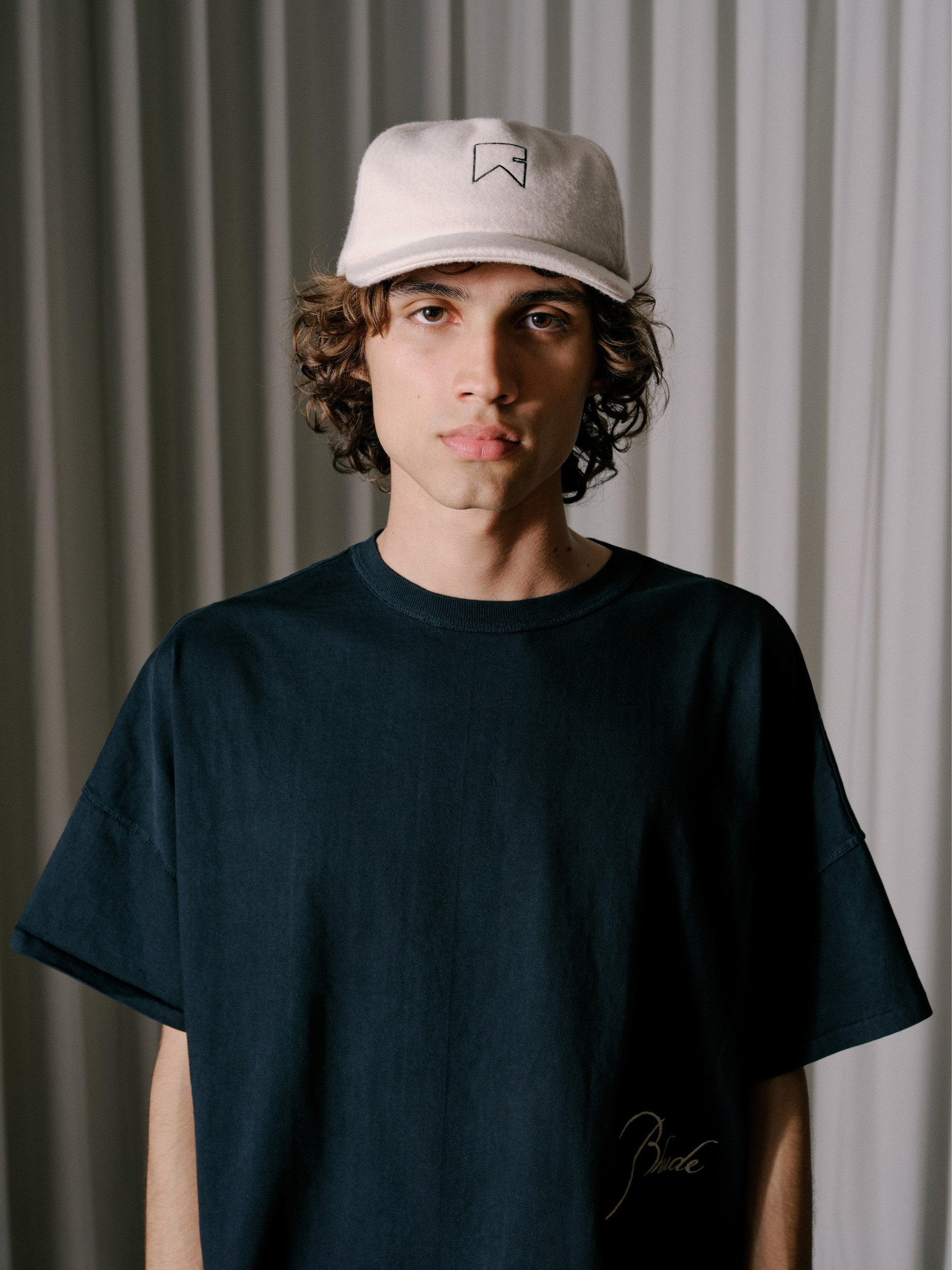 CASHMERE CHEVRON LOGO HAT - 2