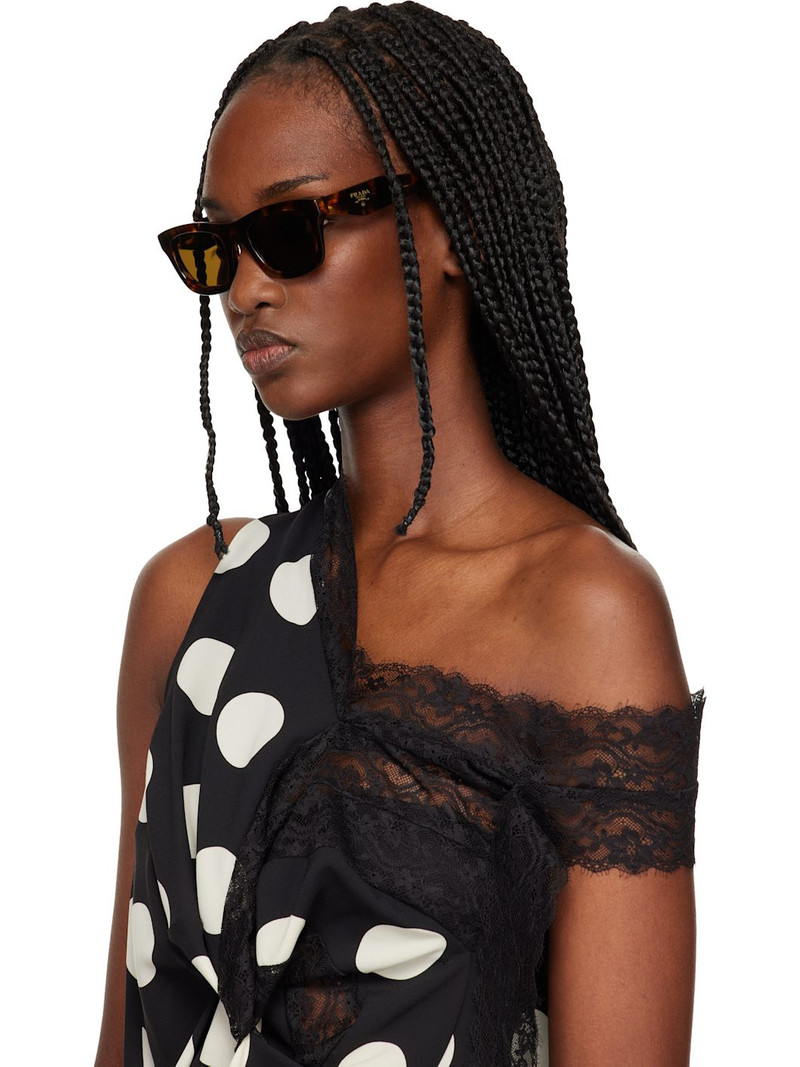 Brown Rectangle Sunglasses 4