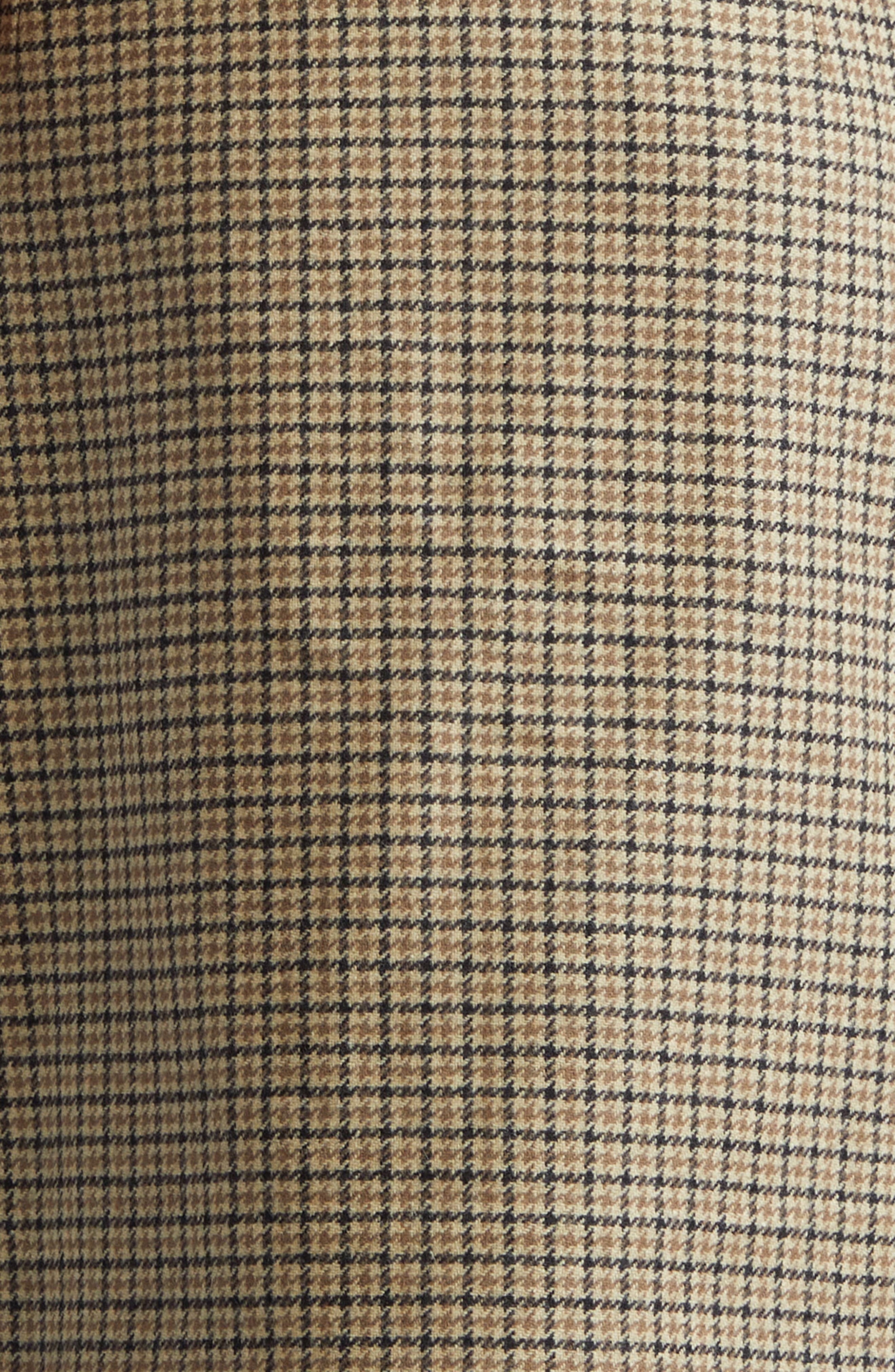 Moncler Houndstooth Plaid Wool Blend Miniskirt in Brown/White at Nordstrom - 7