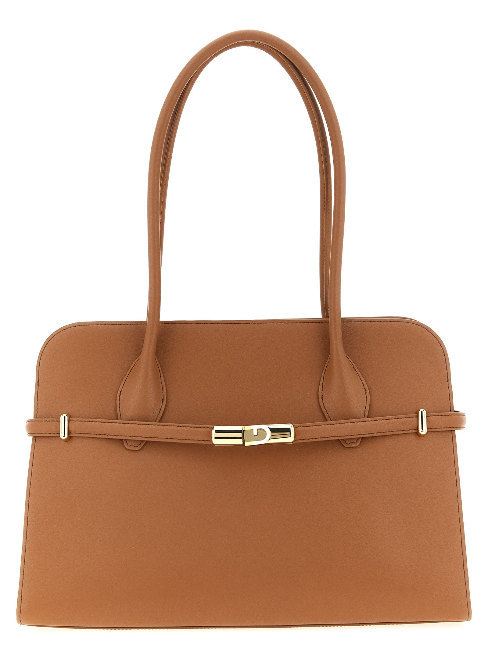 Furla Goccia Dome L Shoulder Bags Brown - 1