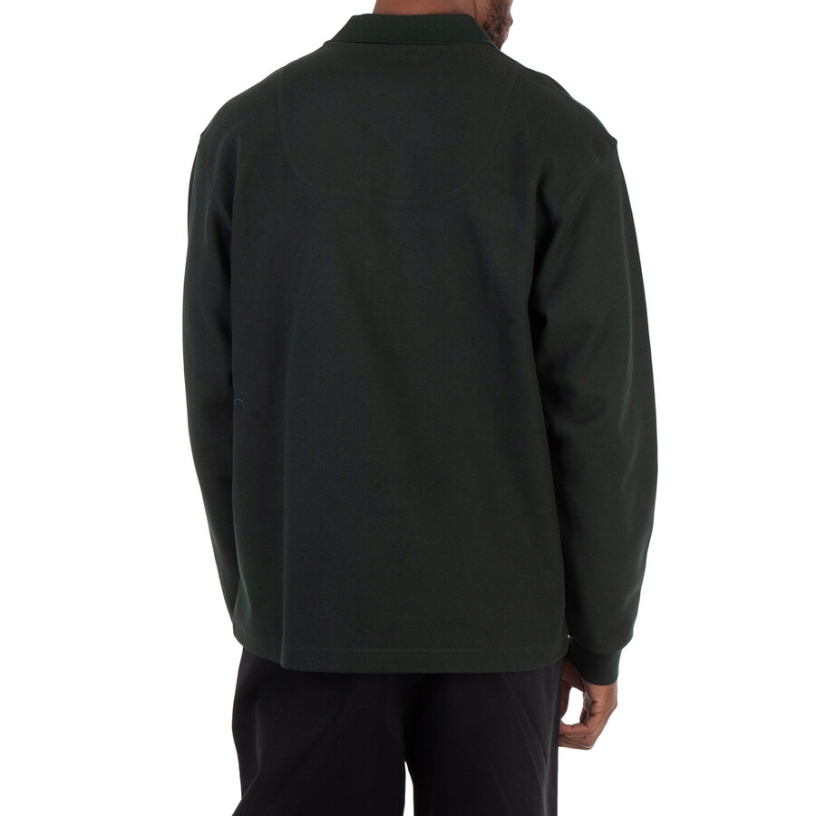 Burberry Long-Sleeve Cotton Polo Shirt - 4