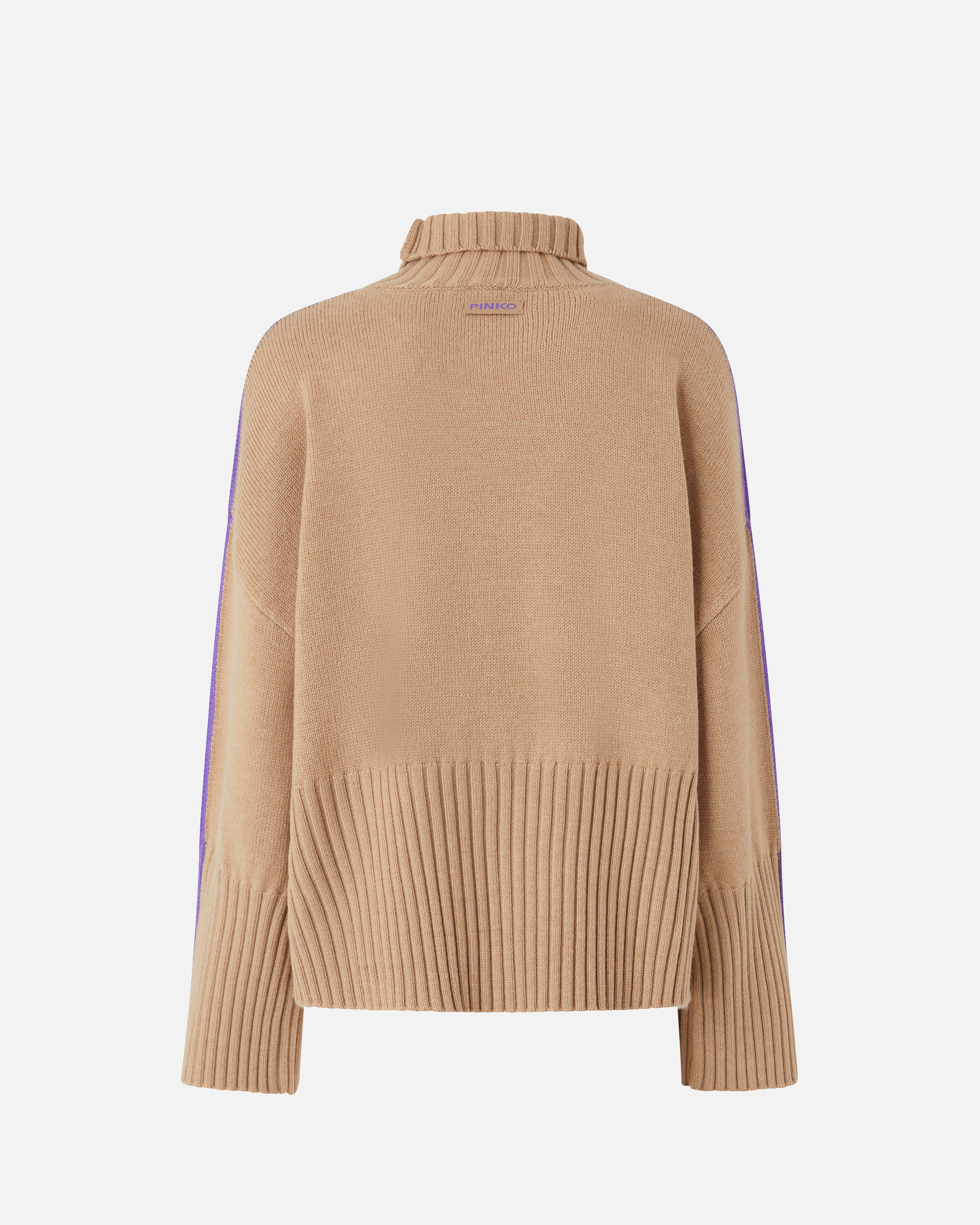 LOOSE HIGH-NECK SWEATER - 6