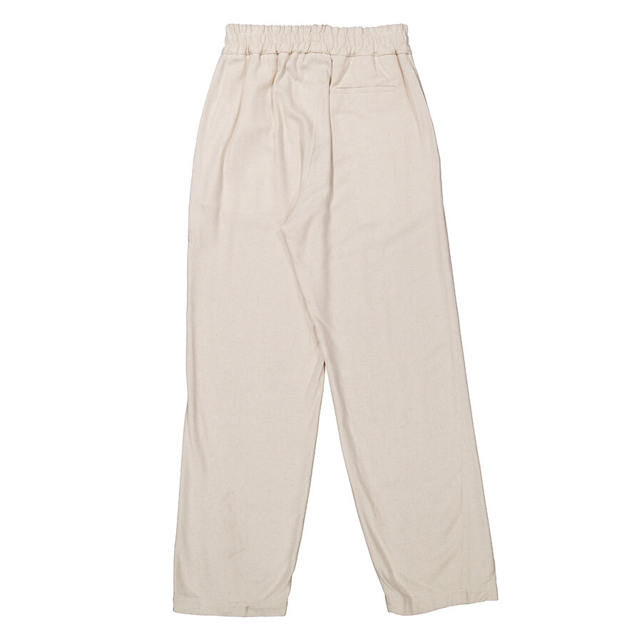 GCDS Linen Blend Wide Pants - 7