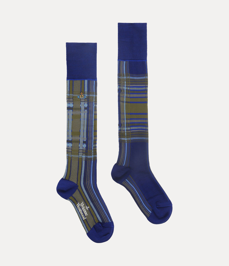 Vivienne Westwood OVERSIZED MADRAS HIGH SOCK outlook