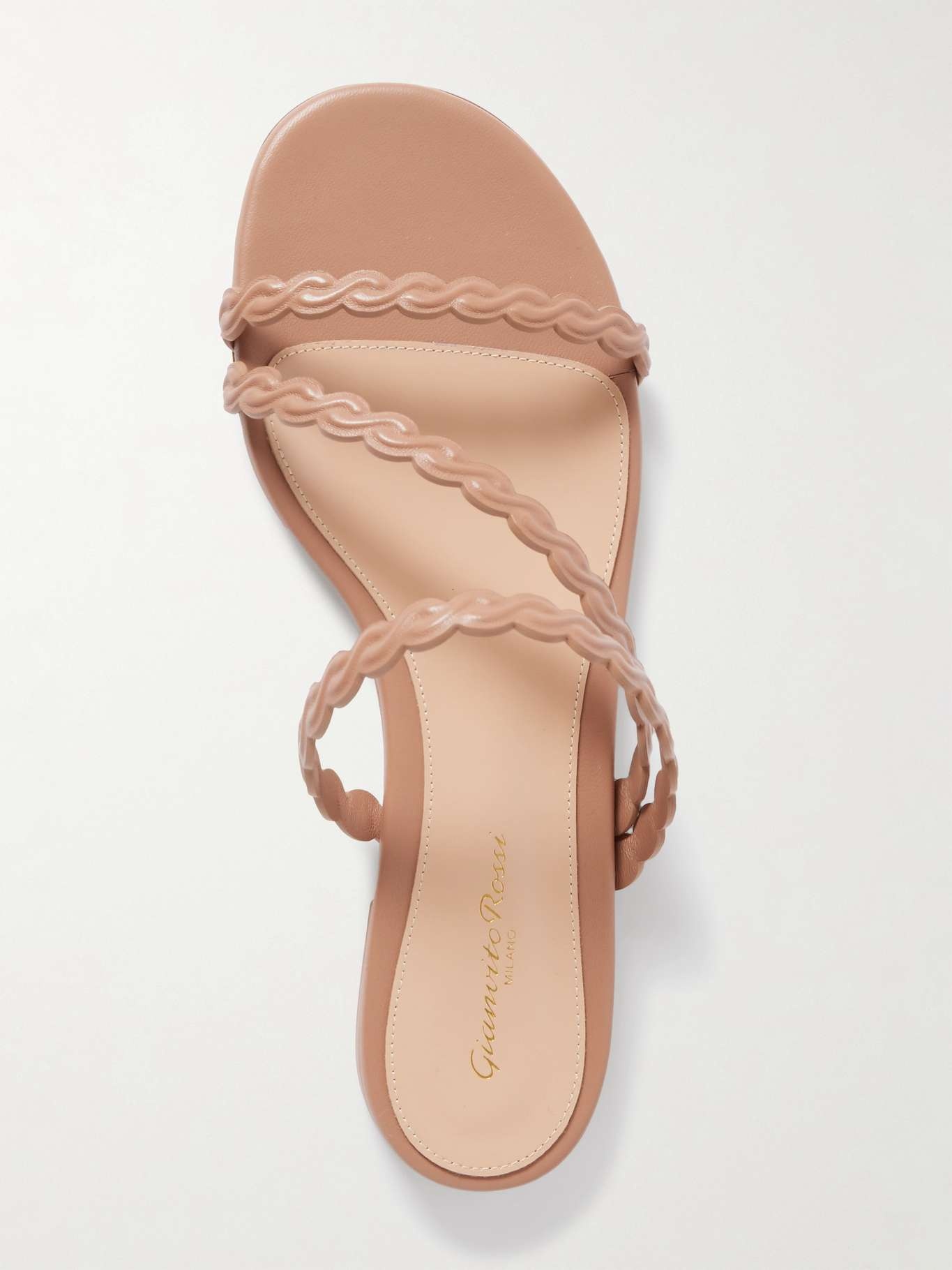 Leather sandals Tan - 5
