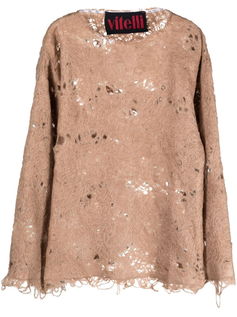 distressed-effect DOOMBOH® jumper 1