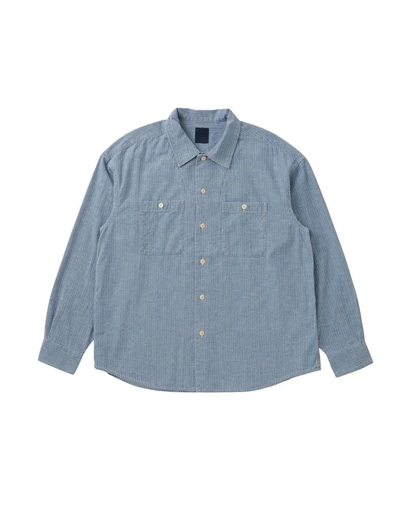 LUMBER CHAMBRAY L/S LT.INDIGO - 1