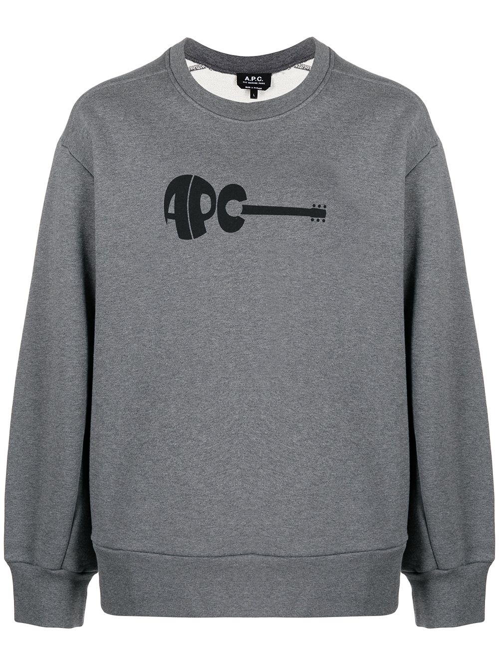 logo-print crew-neck sweatshirt - 1