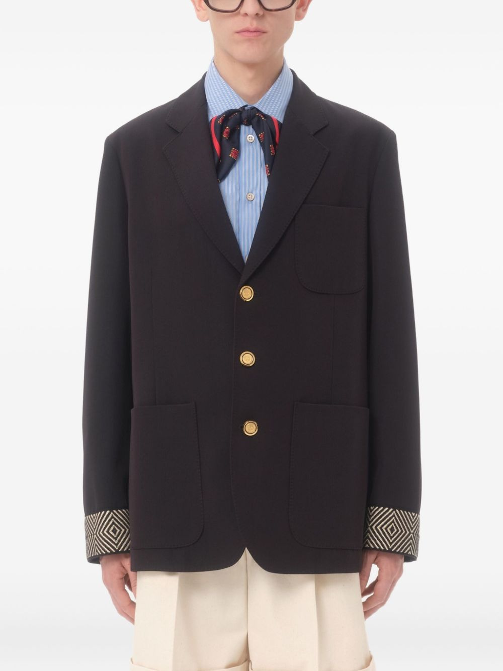 single-breasted blazer - 3