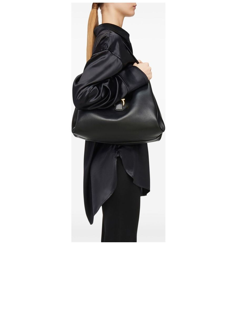 Gancini Buckle Shoulder Bag - 5