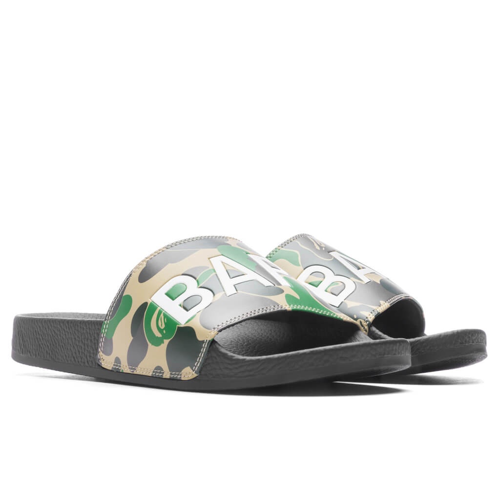 ABC CAMO SLIDE SANDALS  - GREEN - 3