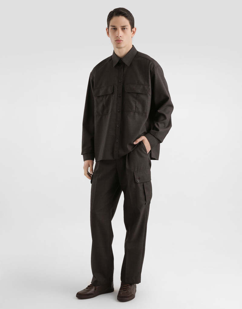 Dolce & Gabbana Virgin wool canvas shirt outlook