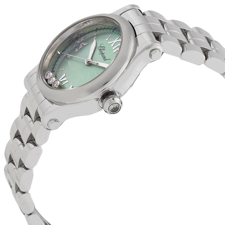 Chopard Happy Sport Quartz Green Dial Ladies Watch 278590-3013 - 2