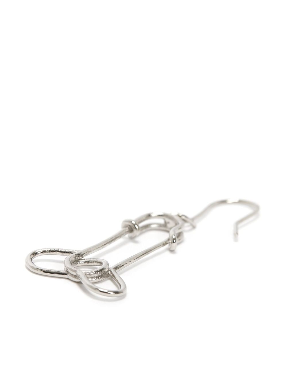 safety-pin pendant earrings - 3