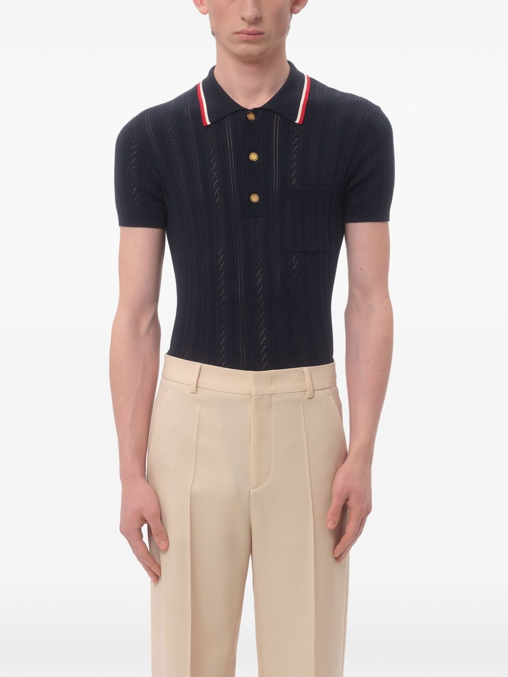 cotton polo shirt - 3