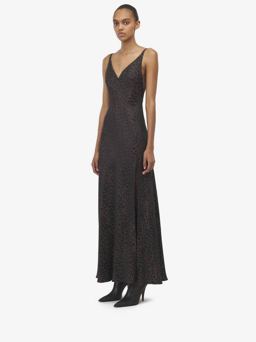 Leopard Jacquard Dress - 5