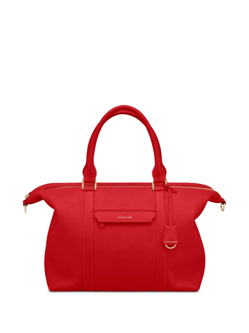 Large Leather Weekender Bag - 1