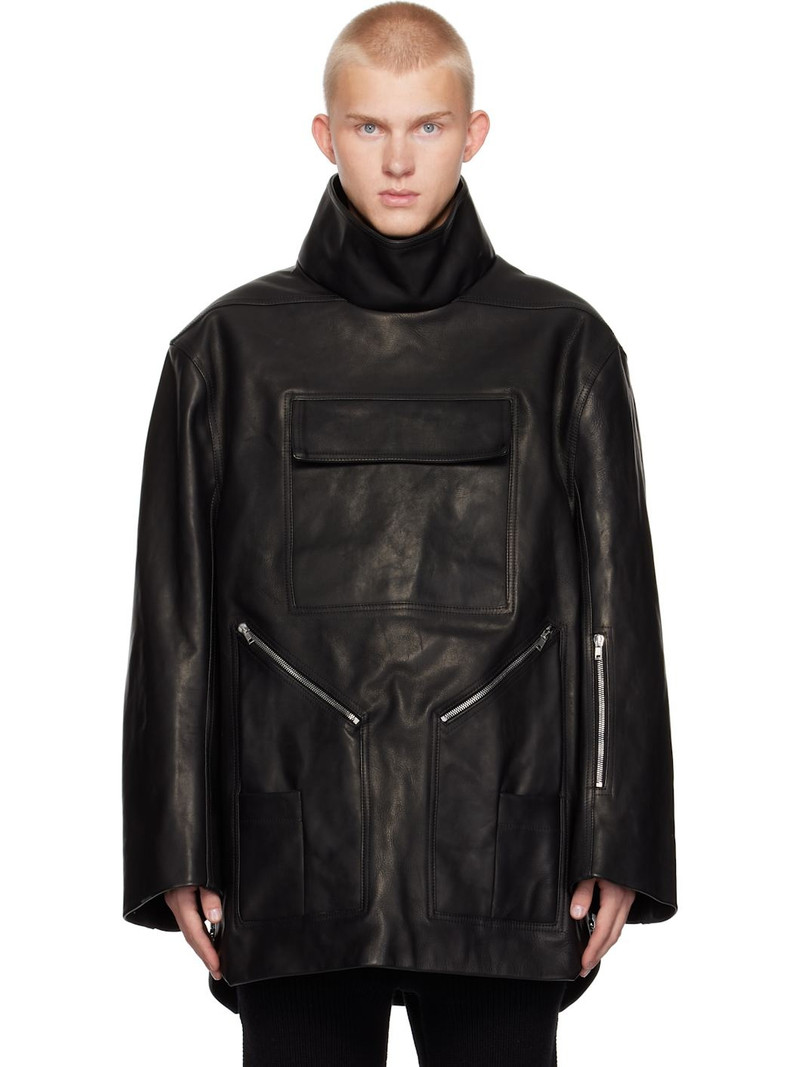 Black Porterville Mountaineering Smock Leather Jacket 1