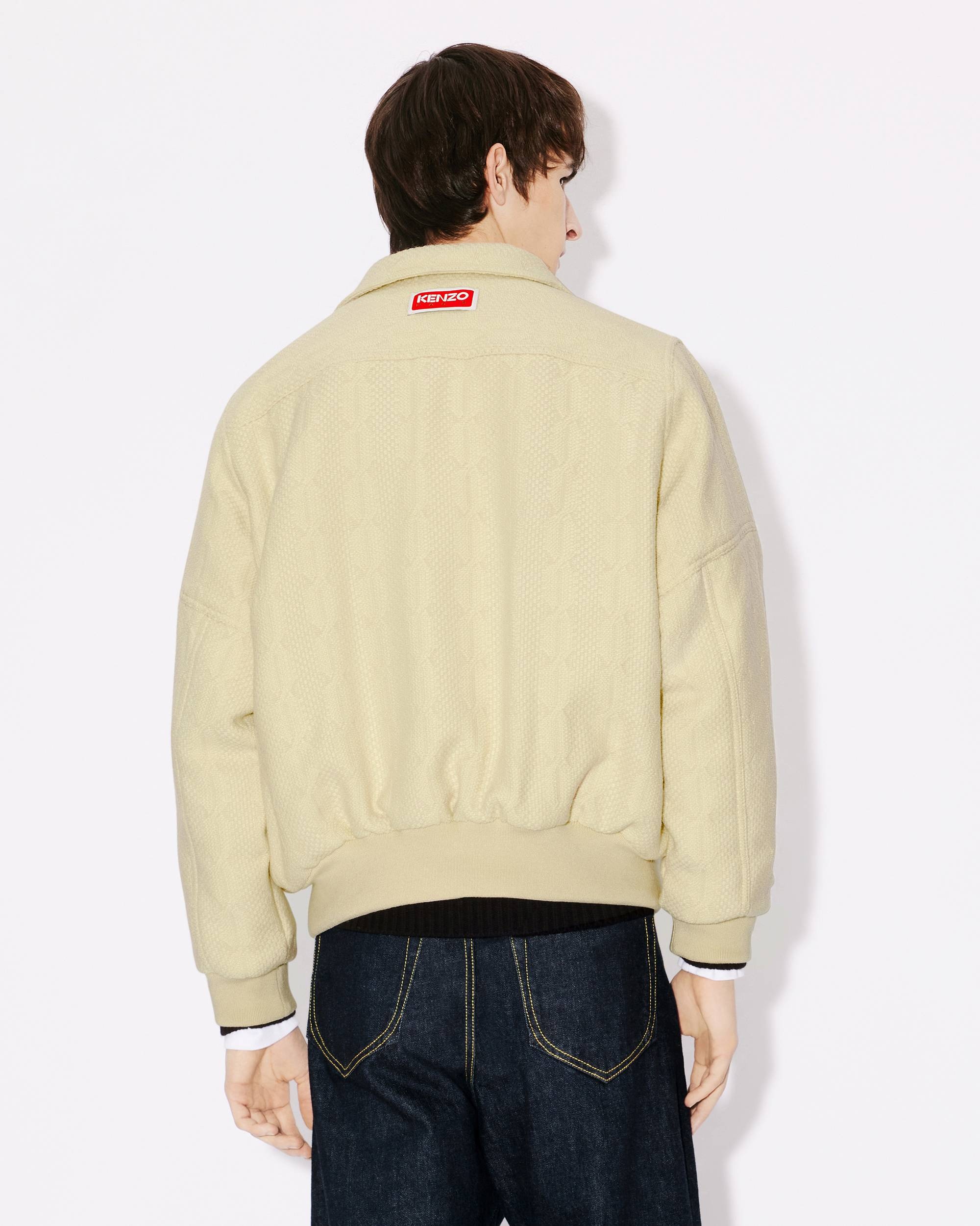 'KENZO Varsity' cable knit jacket - 4
