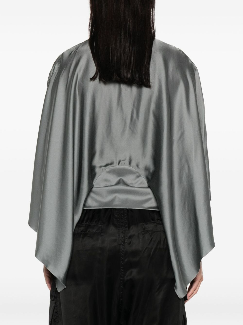v-neck blouse - 4