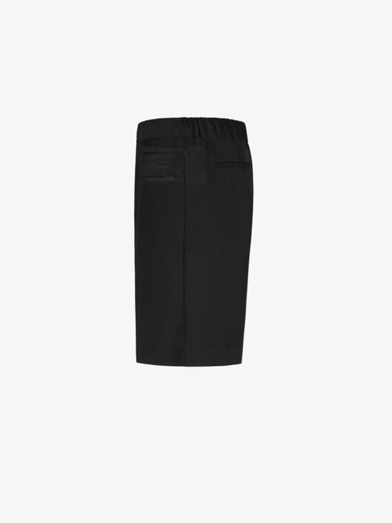 GIVENCHY PATCH BERMUDA SHORT IN WOOL 3