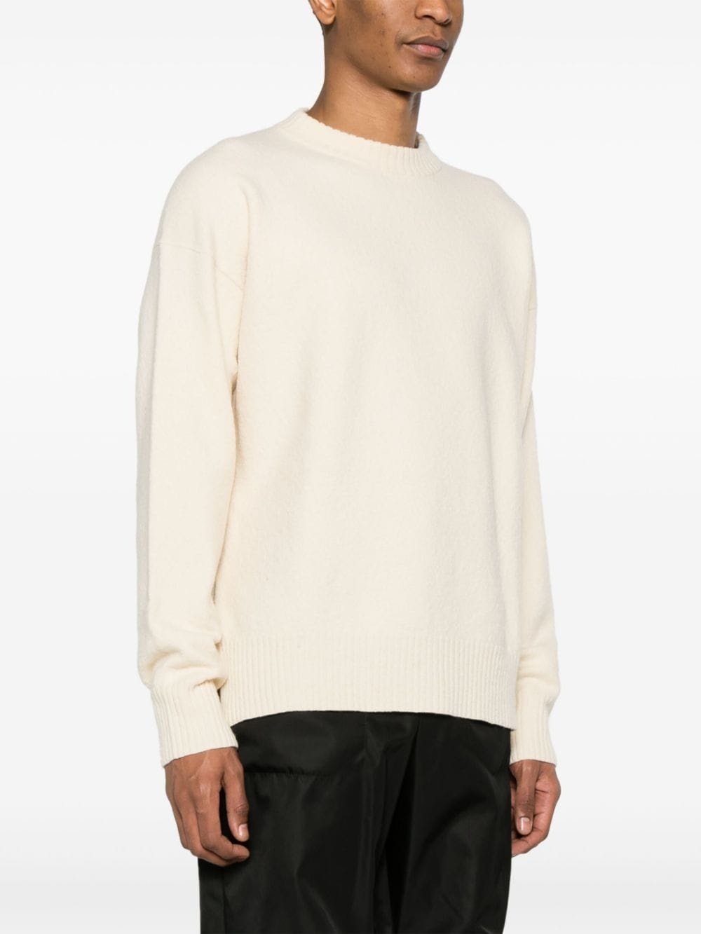 bouclÃ© wool jumper - 3