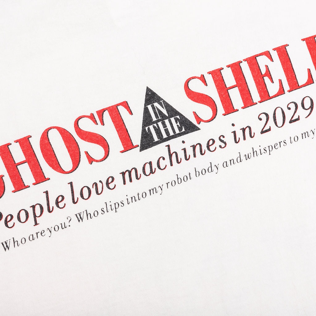 SAINT MICHAEL X GHOST IN THE SHELL S/S TEE - WHITE - 4