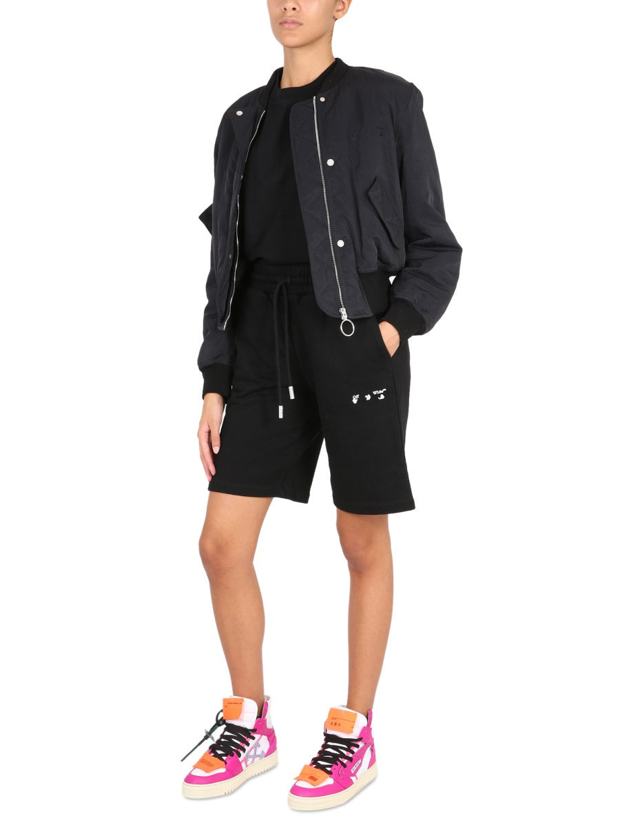 Off-White Women Bomber Con Stampa Logo - 2
