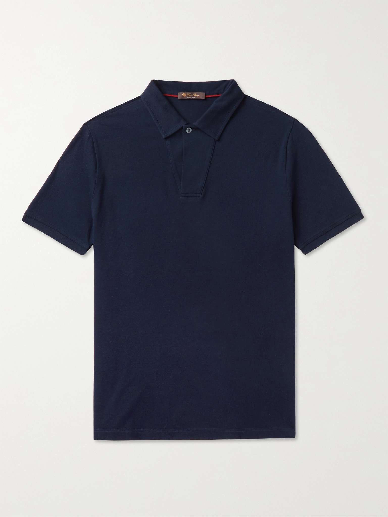 Cotton-Piqué Polo Shirt - 1