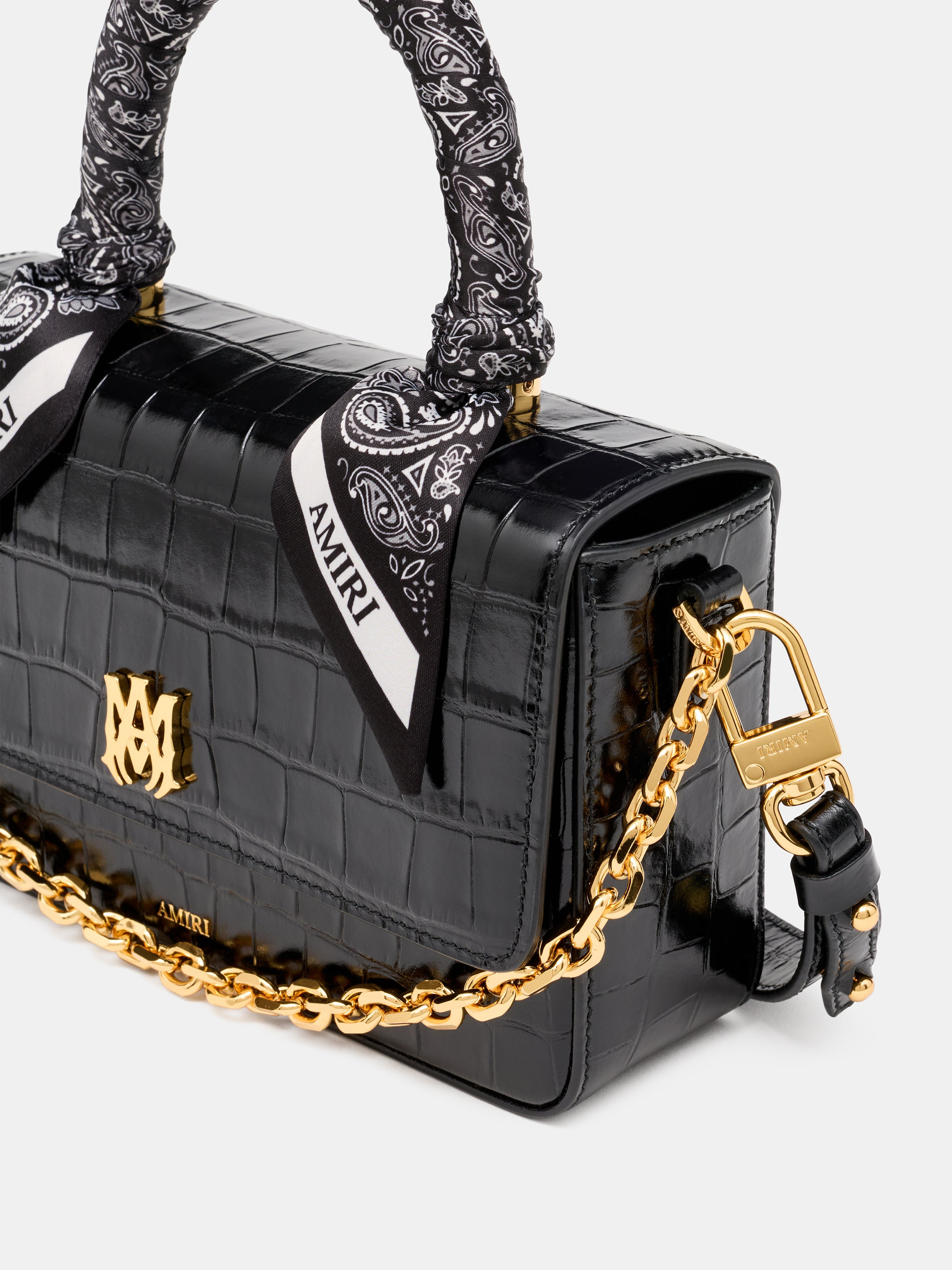WOMEN'S CROC EMBOSSED LONG MA BAG - 4
