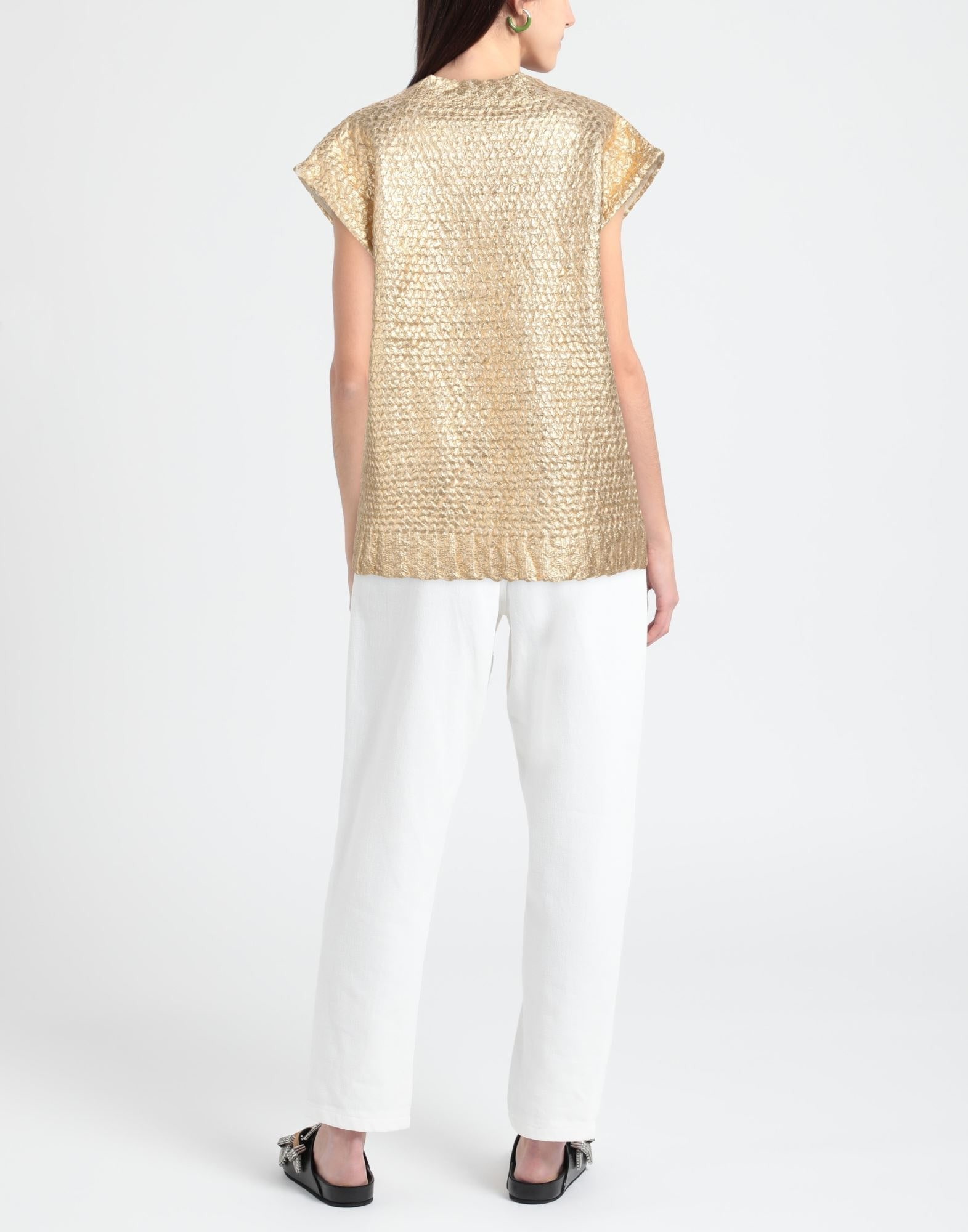 Gold Women's Sweater - 3