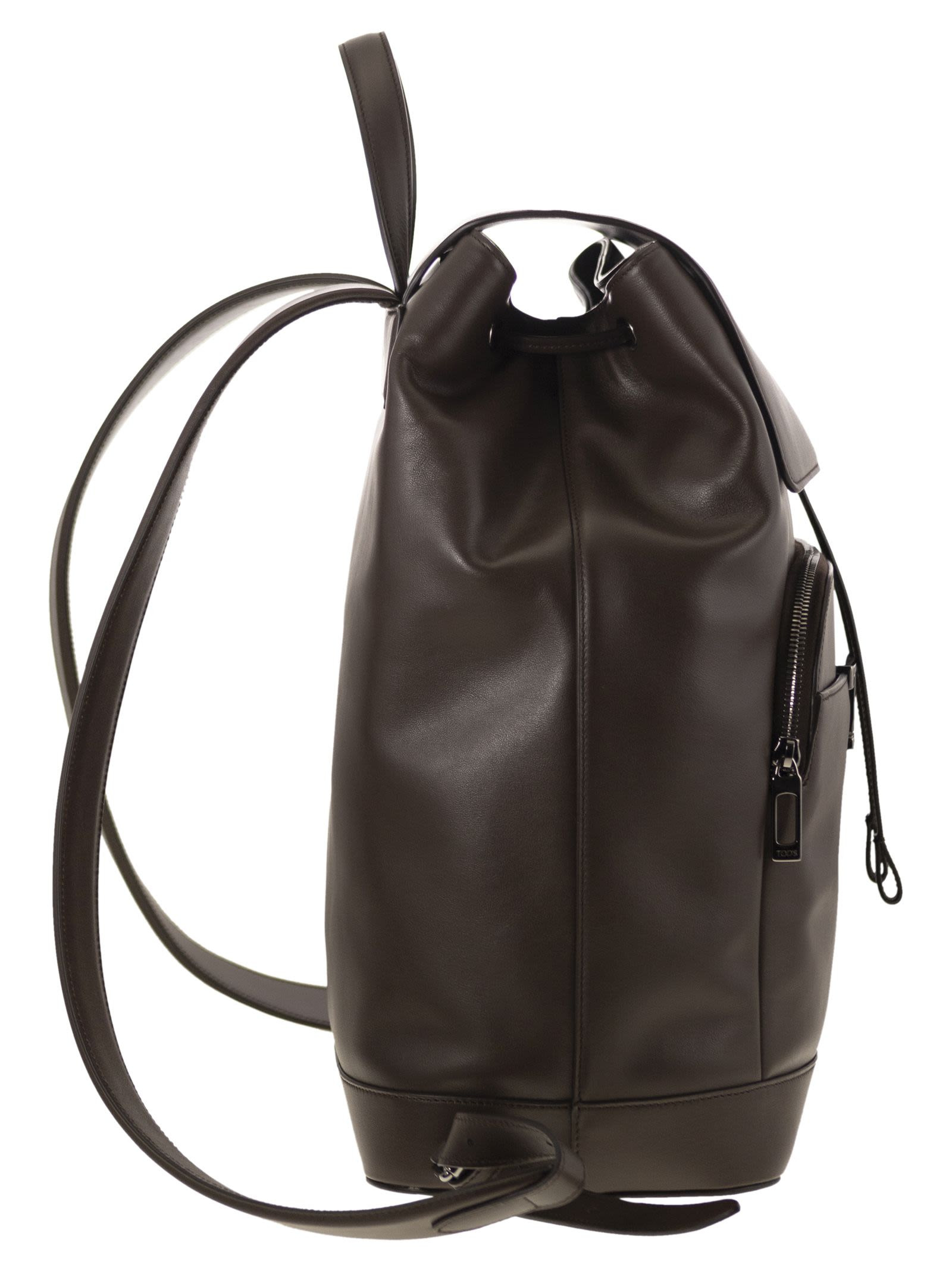 Tod's Men T Timeless Medium Leather Backpack - 3
