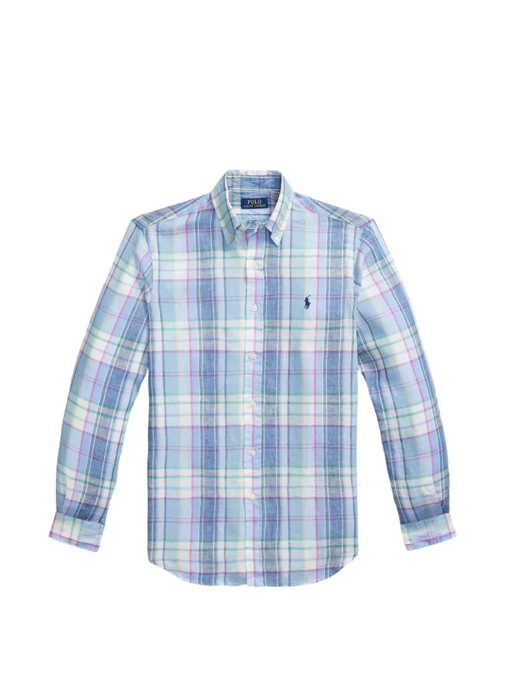 plaid button shirt - 1