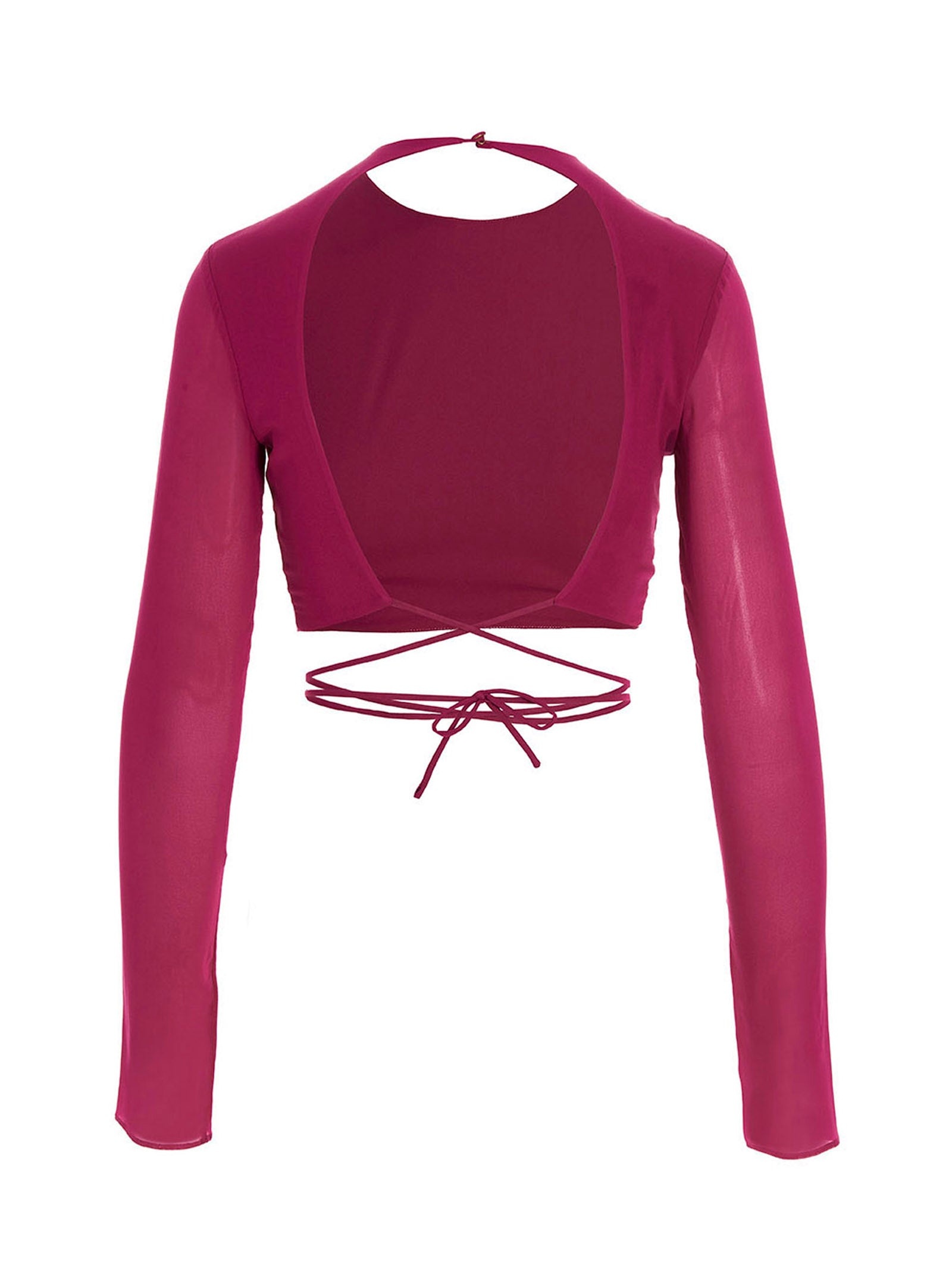 THE ANDAMANE - The Andamane Women Cropped Georgette Top - 2